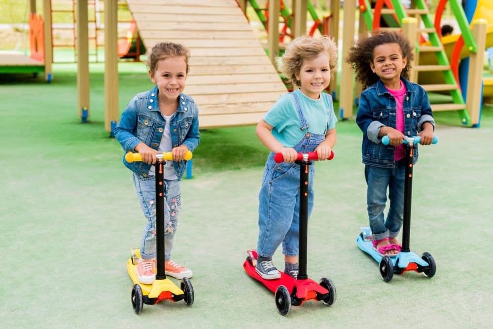 Keeping active kids on scooters