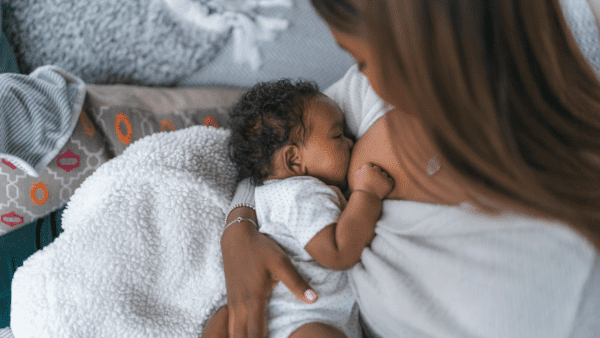 Mother breastfeeding her baby