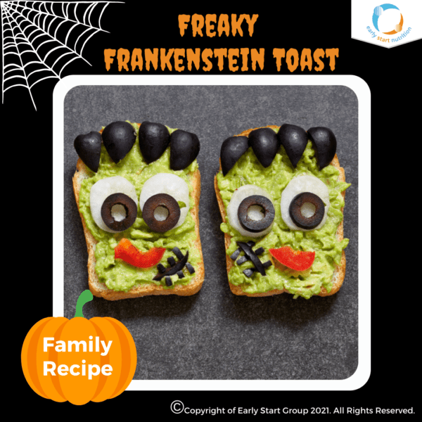 Freaky Frankenstein Toast