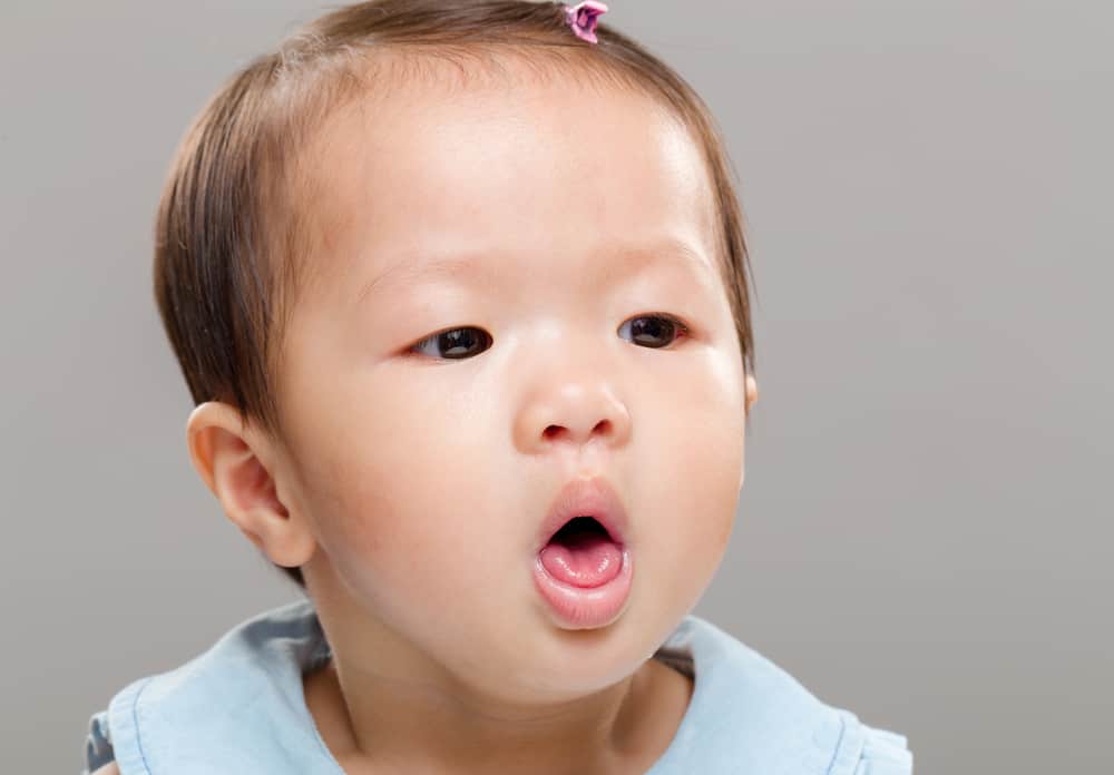Baby coughing