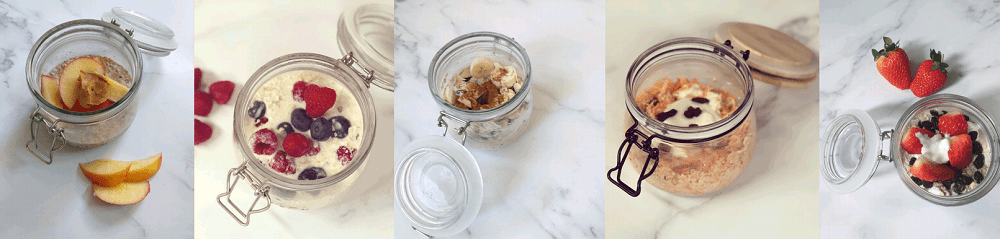 5 overnight oats recipe examples
