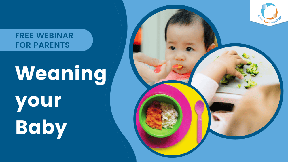 Weaning your Baby Webinar Publicity