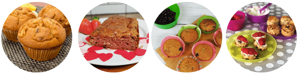 Pudding ideas: - Banana muffins - Strawberry bread - Blueberry muffins - Fruit scones