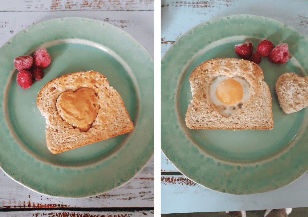 Valentine's Heart Toast