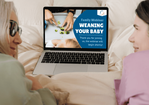 Family joining our Weaning your Baby Webinar